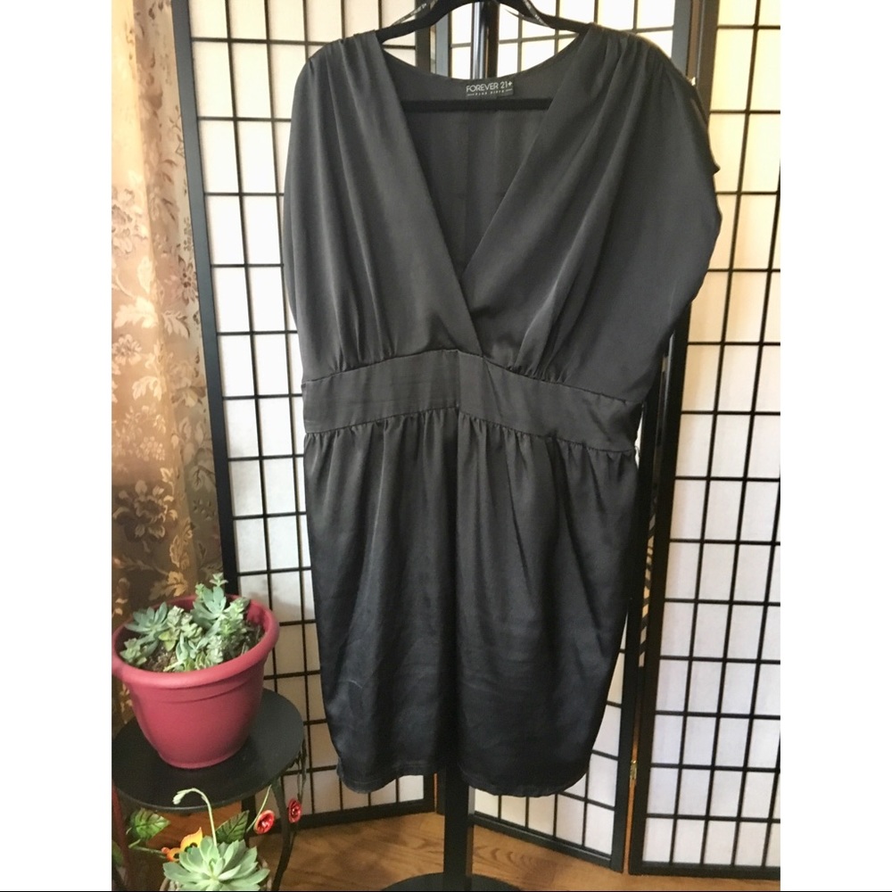 F21+ LBD Black Dress